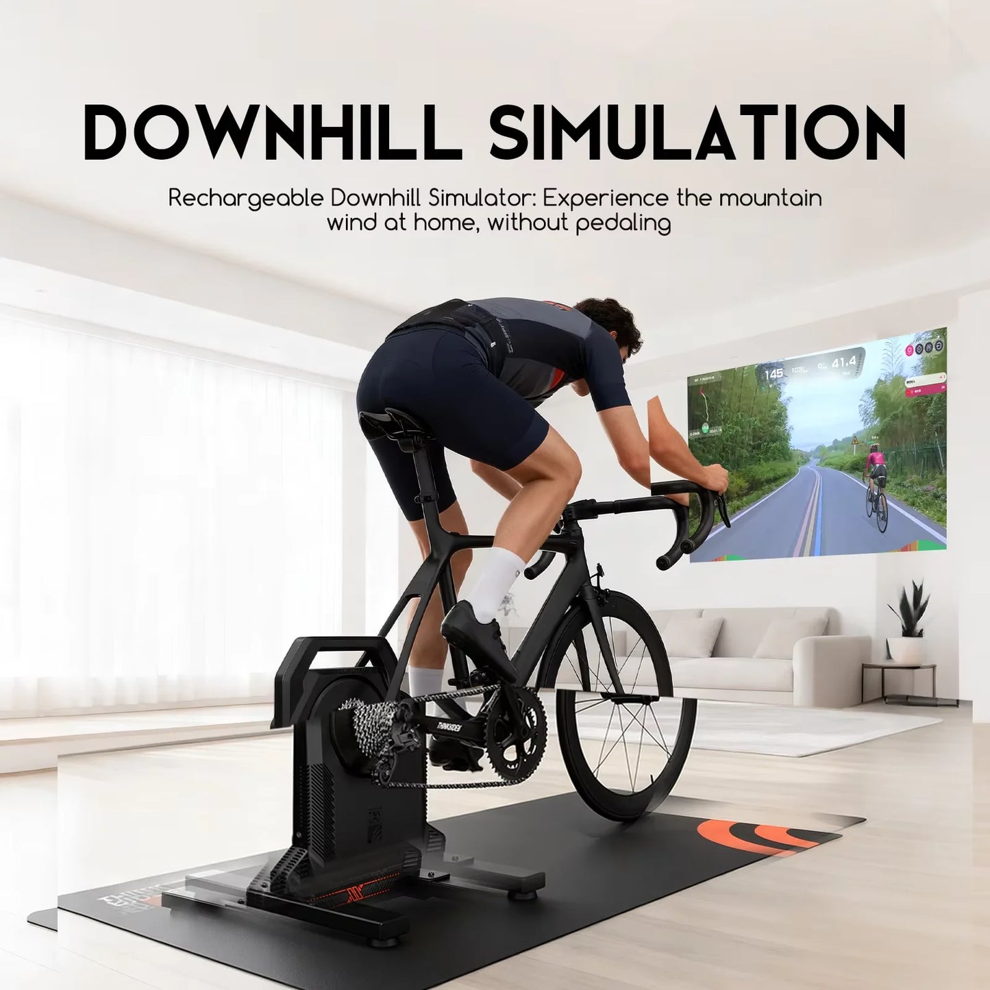 ThinkRider XXPRO Direct Drive Smart Bike Trainer 2500W Indoor Training