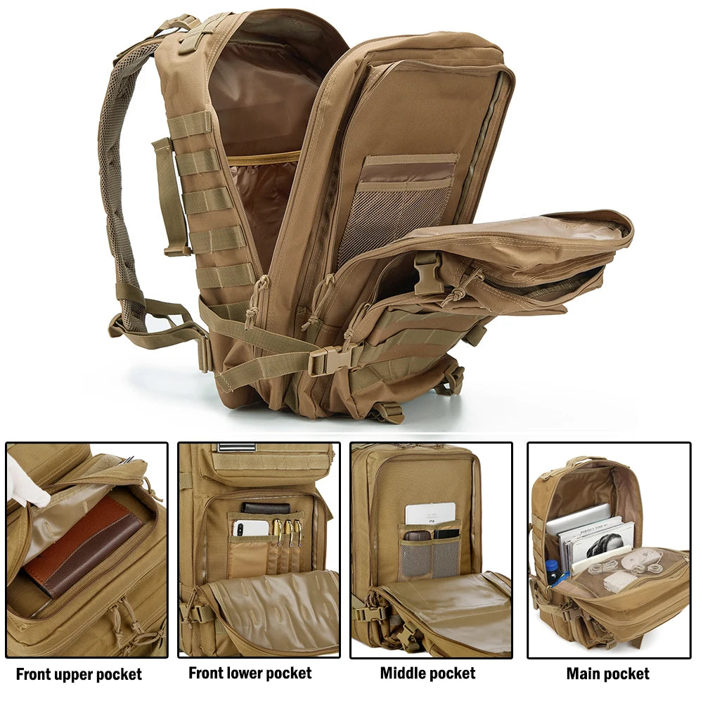ReFire Gear Tactical Backpack Molle Pack For Outdoor Trekking