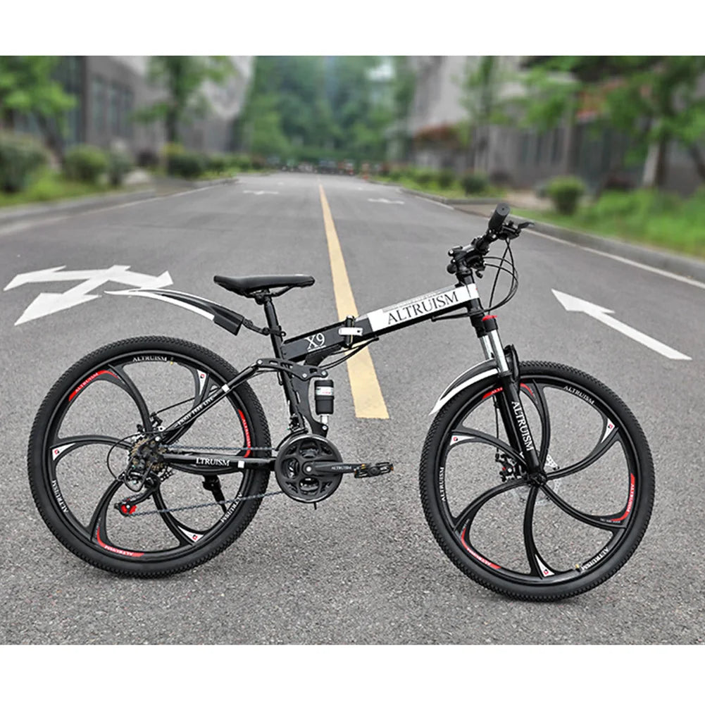 BZEQ Mountain Bike Dual Suspension 21 Speed
