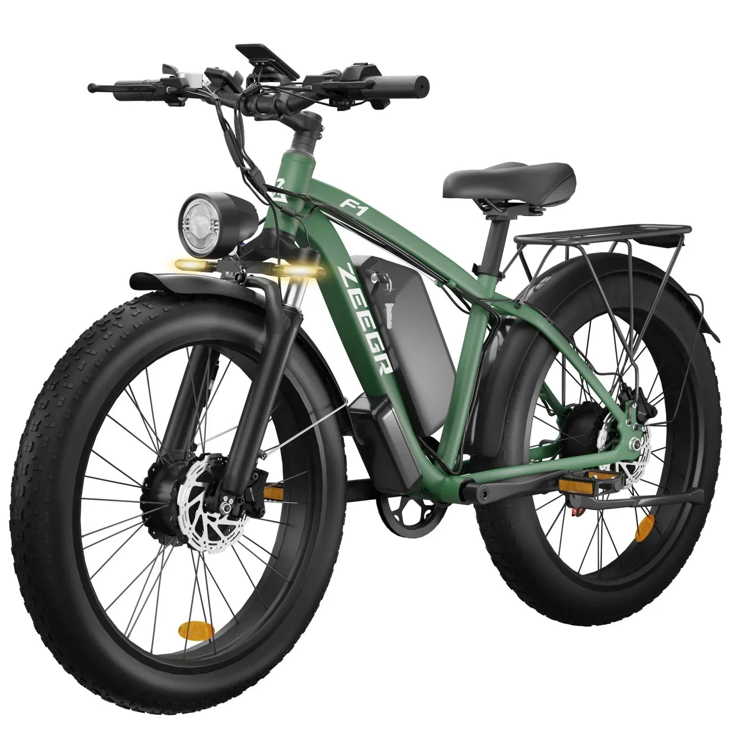 F1 2000W Dual Motor Electric Bicycle 48V Battery Hydraulic Brakes