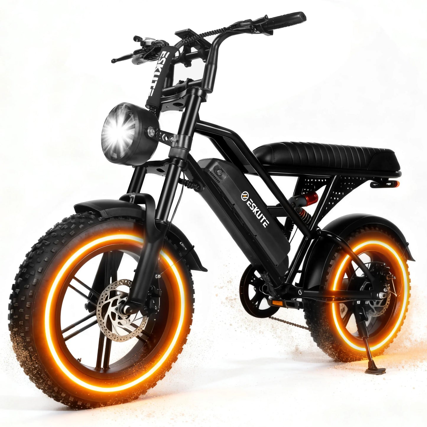 Eskute V100 Electric Bike 1500W Peak Dual Suspension Fat Tire
