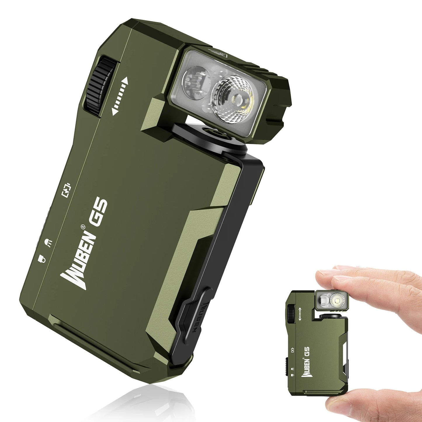 WUBEN G5 Rechargeable EDC Flashlight With RGB Light 400 Lumens