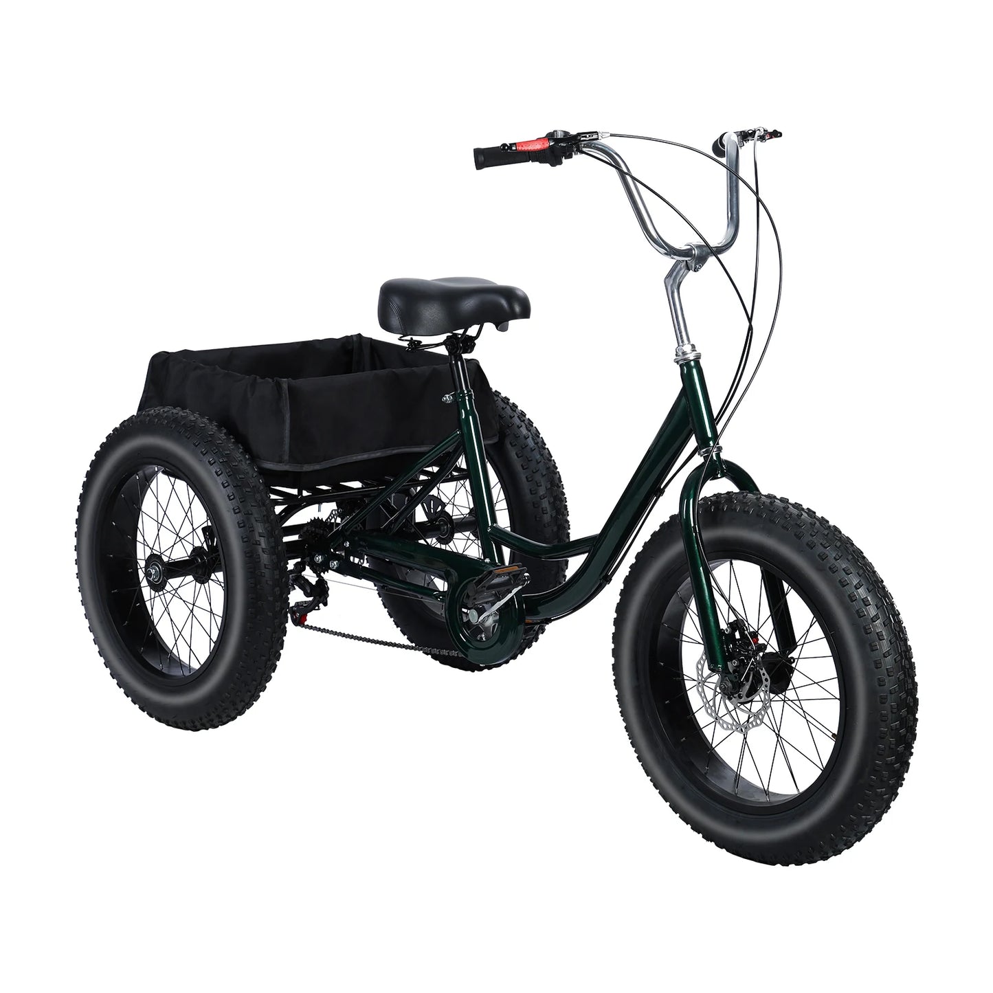 Senior Tricycle With Snow Tires, 7 Speed, Double Disc Brakes
