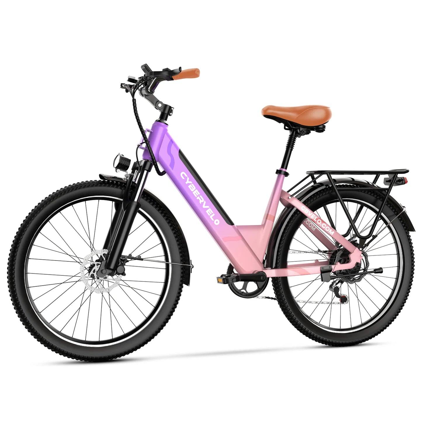Cybvelo Urban Commute Electric Bike EK2 48V 1000W Peak Motor