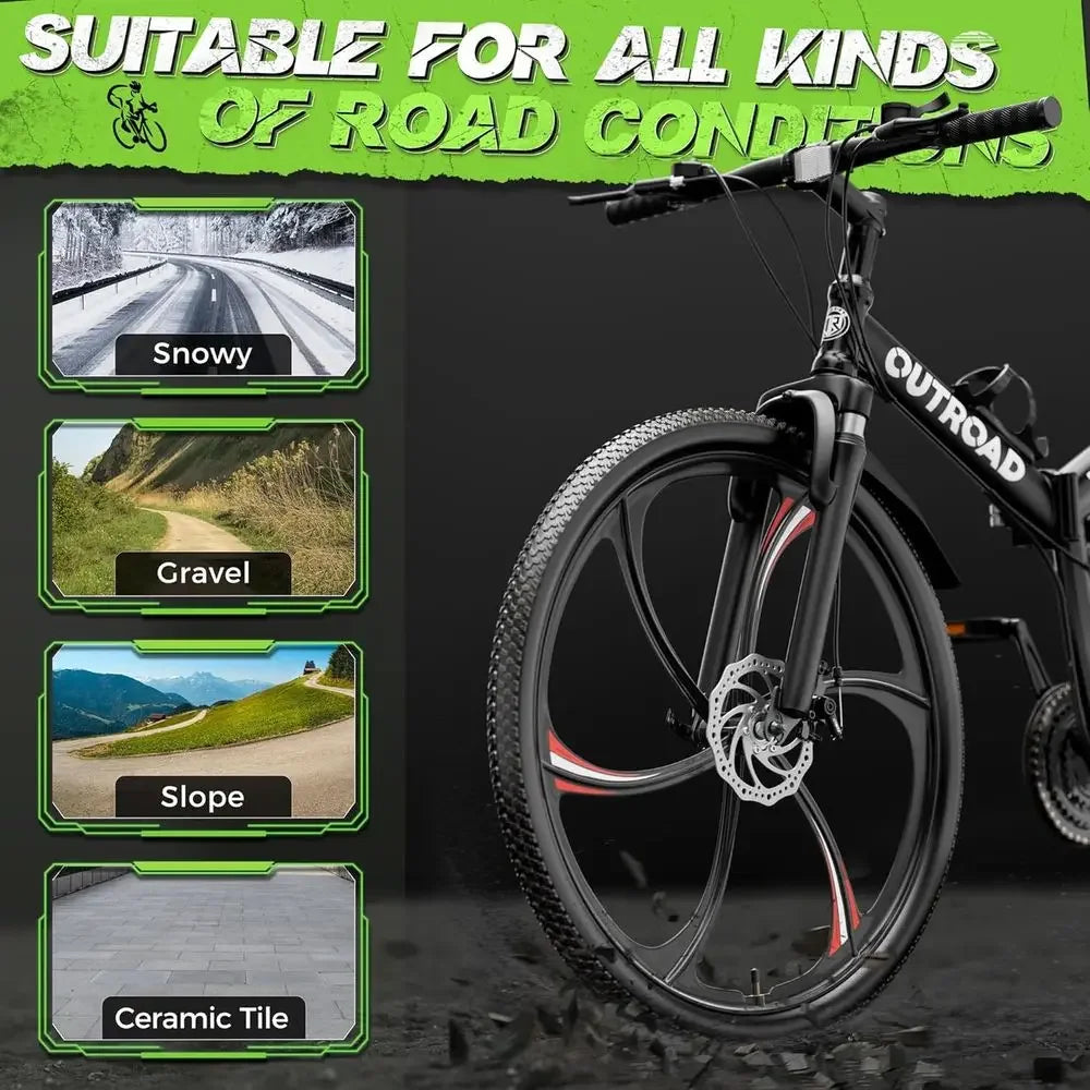 Adult Mountain Bike 21-Speed Full Suspension Dual Disc Brakes Aluminum Frame
