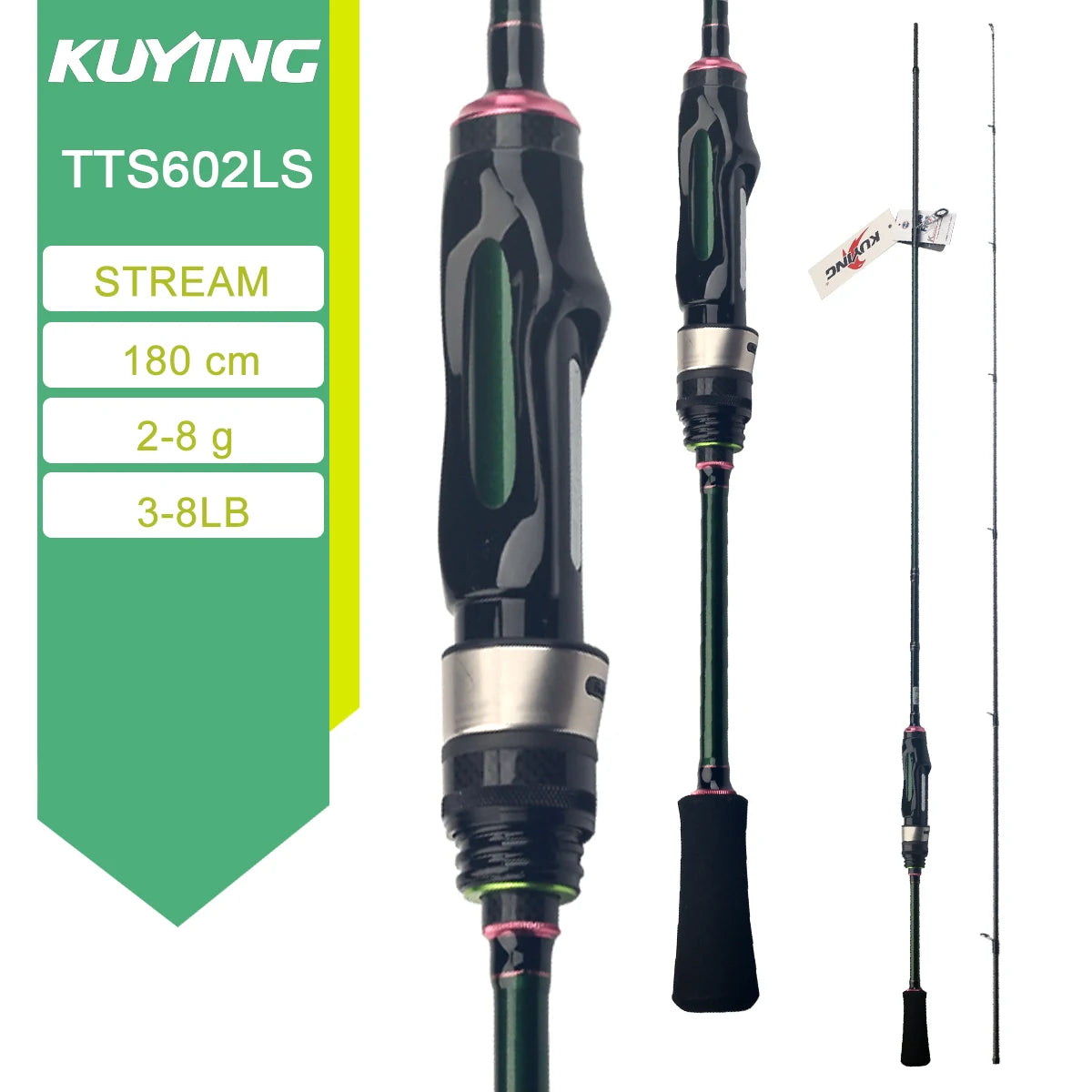 Kuying Teton Spinning Rod Carbon Lure BFS Fuji Parts