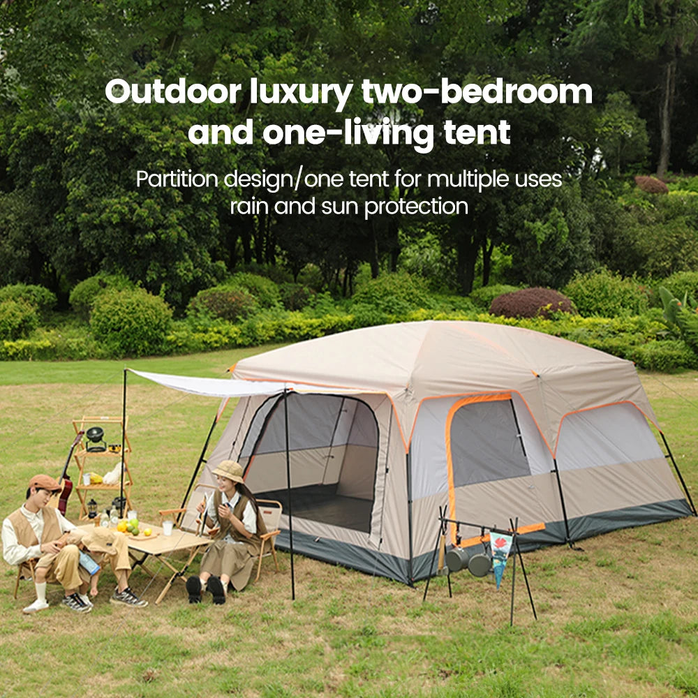 Sonuto Family Tent Windproof With Mosquito Net And Sun Protection