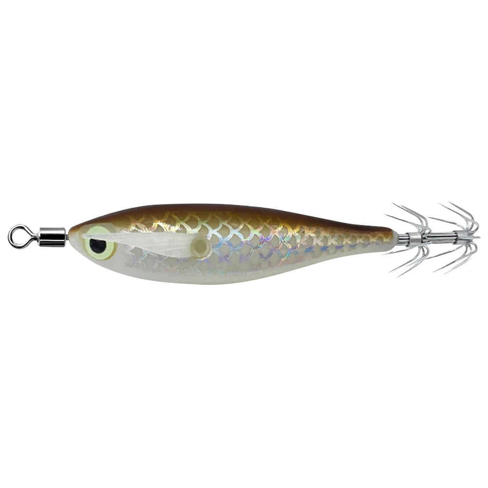 Luminous Squid Lure With 3D Eyes Glow In Dark Bait