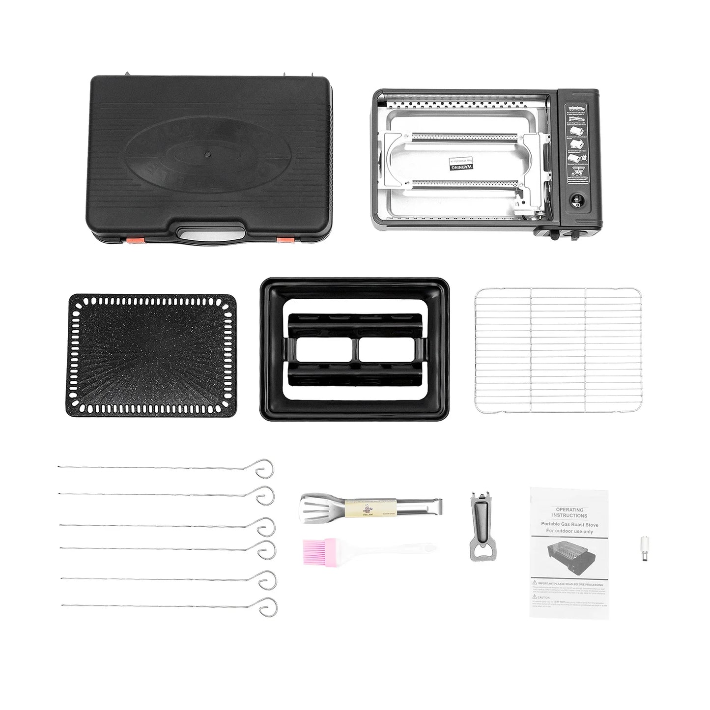 Portable Butane Camping Gas Stove With Ignition for Outdoors