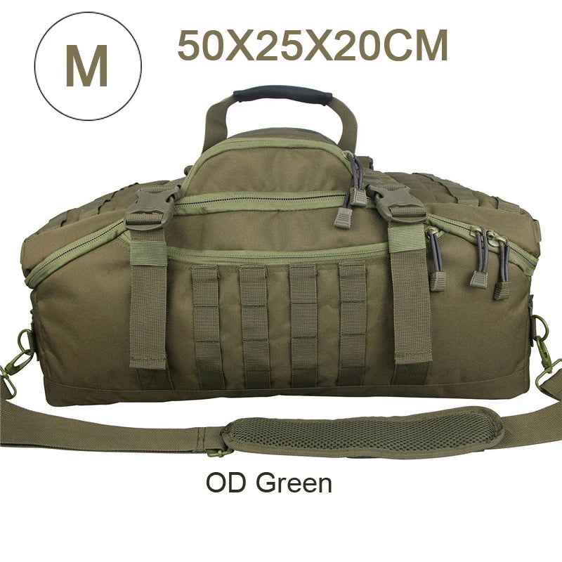 LQARMY Waterproof 3 Way Duffle Bag For Travel And Fitness