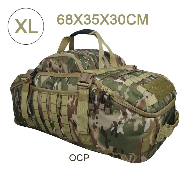 LQARMY Waterproof 3 Way Duffle Bag For Travel And Fitness